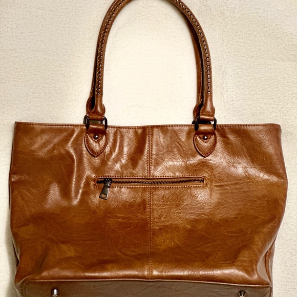 Antik Kraft brown leather purse/shoulder bag. - Picture 2 of 6